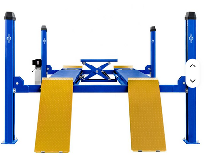 4 Post Auto Lift 4000kg Capacity Hydraulic & Electric Drive Universal Fitment