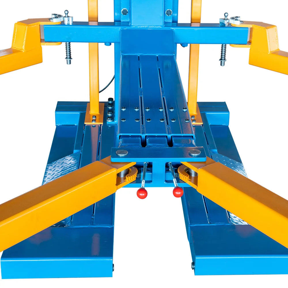 Manual Lock Single Post Portable Car Lift 6400 lb 71 in Height