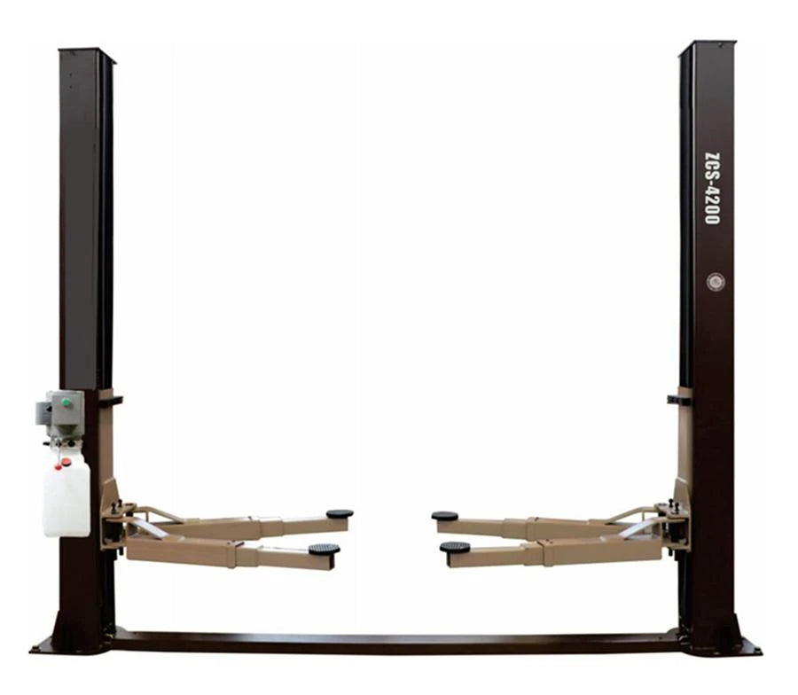 Two-Post Hydraulic Car Lift 4-Ton 71 in Lift Height