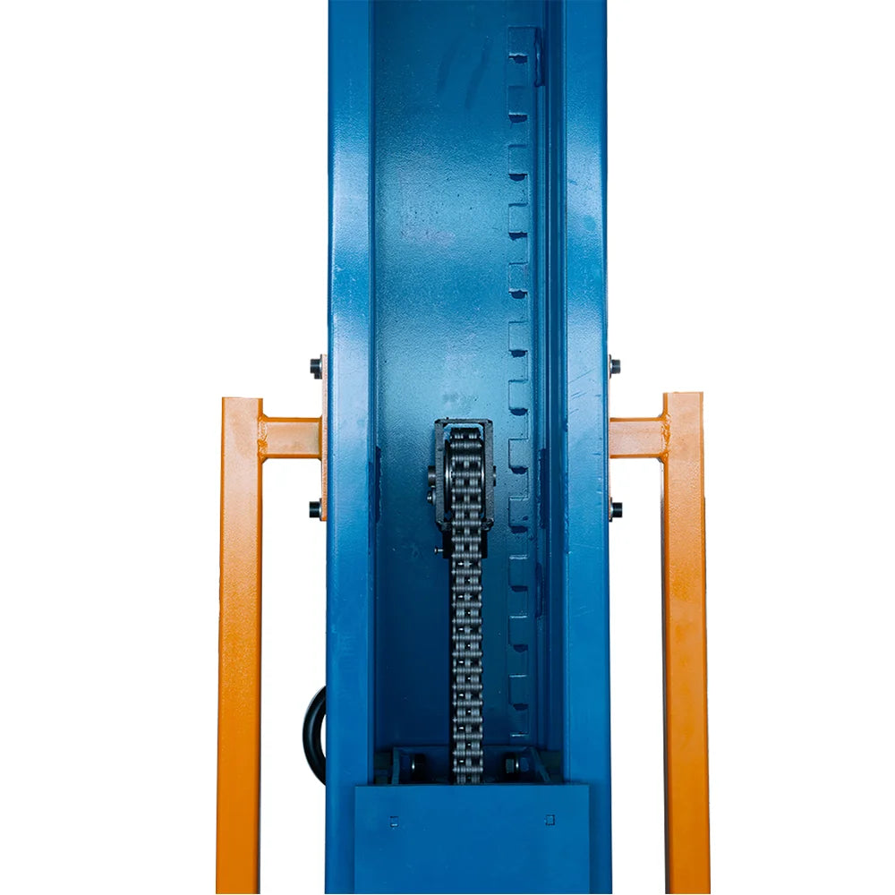 Manual Lock Single Post Portable Car Lift 6400 lb 71 in Height