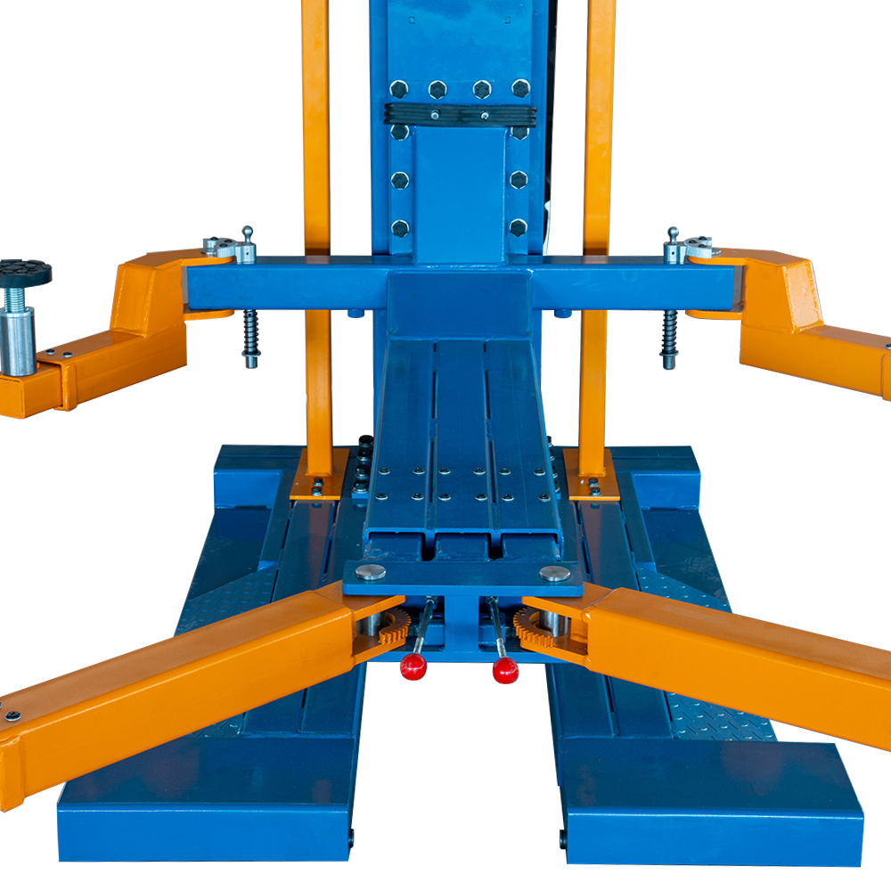 2900KG Single Post Mobile Car Lift with Electric Unlocking