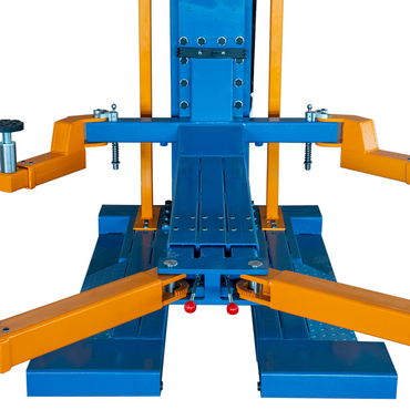 2900KG Single Post Mobile Car Lift with Electric Unlocking