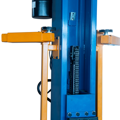 2900KG Single Post Mobile Car Lift with Electric Unlocking
