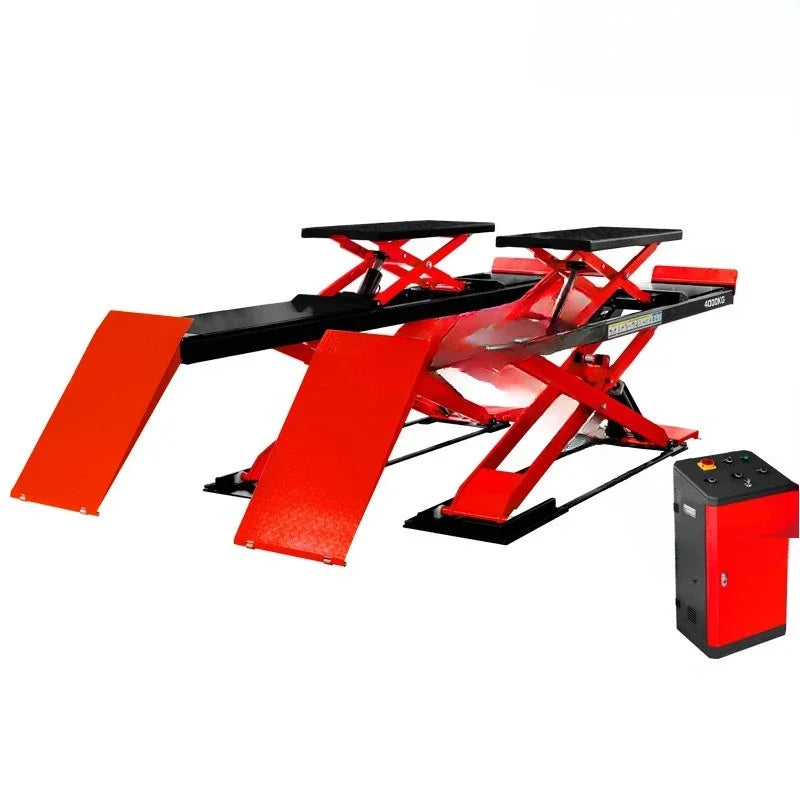 Ultra-Thin Large Shear Car Lift 4-Ton 3D Alignment Equipment